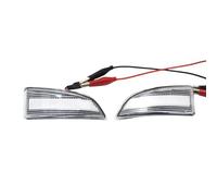 2 PCS LED Turn Signal Lights for Renault Grand Scenic III 2009-2015, Dynamic Sequential Wing Mirror Indicators 360° Visibility ABS Housing Vehicles,Transparent