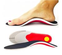 2 Pcs Left & Right Plantar Fasciitis Relief Arch Support Shoe Inserts Insoles for Flat Feet for Men and Women, Orthotic Feet Heel Pain Shock Absorption Comfortable Insoles