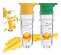 2 PCS Lemon Juicer Squeezer, Screw Top Lemon Squeezers, Manual Juicer Lime Squeezer, Efficient Manual Citrus Press for Lemons, Citrus, Lime & Orange Drinks, Orange Squeezers
