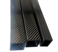 2 pcs Length 500mm OD 20mm 25mm 30mm 40mm 50mm Twill matt Surface 3K High Strength Carbon Fibre Square Tube (30×30×25mm)