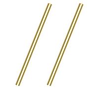 2 Pcs Length 500mm Solid Brass Round Rods Diameter from 13mm-30mm Lathe Bar Stock Brass Rods for DIY Craft Making,16mm(15mm)