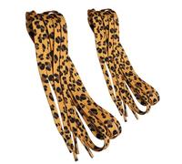 2 Pcs Leopard Shoelaces,Colourful Animal Pattern Laces,Flat Leopard Print Shoelaces Camouflage Shoe Ties Shoestring,L-eopard Printed Fashion S-hoelaces,Shoe Laces for Sneakers,120+140cm Long,#4