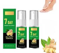 2 PCS Lifesparking 7 Day Feet Callus Remover,Powerful Yet Gentle Feet Callus Remover, Lifesparking Foot Ginger Nourishing Spray,Foot Ginger Nourishing Spray Features a Fast
