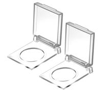 2 PCS Light Switch Cover Diamond Art Accessories, Self-Adhesive Power Button Cover Clear Touch Push Start Switch Covers Protector for Light Pad, Table, Lightbox for Tracing, Lights Board