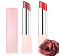 2 PCS Lip Oil Balm, Tinted Lip Balm Gift Set, Chapstick Lip Stain Long Lasting, Lipbalms Multipack Up to 24HR Hydration, Plumping for Fuller Lips, Hyaluronic Acid & Cherry Extract for Ultra Shine