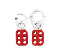 2 PCS Lock Out Tag Out Lock Hasp Safety Padlock Lockout Steel Nylon Hasp Lock for Industry Equipment
