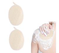 2 Pcs Loofah Sponge,Exfoliating Sponge,Face Exfoliator Pad,Shower Loofah,Exfoliating Loofah Sponge,Shower Body Exfoliator Scrubbing Pads,Exfoliating Sponge Face Wash Pads for Women and Men