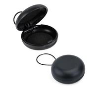 2 PCS Loop Earplug Case Portable Ear Plug Carrying Cases Round Ear Plug Holder Mini Storage Case for Travel Business Trip Outdoor Activities Keychain Storing Earplugs Trinkets Pills