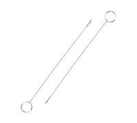 2 PCS Loop Turner Sewing Tool, Sewing Loop Kit, Sewing Loop Turner Hook with Latch, Long Tongue Crochet Hooks, for Fabric Tube Straps Belts Strips DIY Accessories