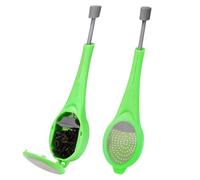 2 Pcs Loose Leaf Tea Infusers with Handle, Loose Leaf Strainer, Fine Mesh Tea Cup Filter, Easy to Clean, for Filtering Teas (Green)