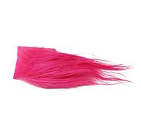 2 pcs/lot 8X8cm 10 colors Goat Hair Fur 15-20cm Length Streamers Fly Tying Fur Materials (Hot Pink)