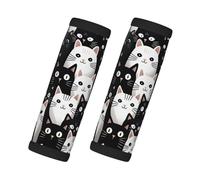 2 Pcs Luggage Handle Wrap for Suitcase Cats With Big Eyes Identifier Travel Bag Wraps Luggage ID Tags Door Handle Protection