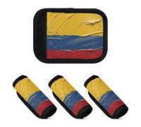 2 Pcs Luggage Handle Wraps Colombia Colombian National Flags Blue Red Yellow (2) Cushion Suitcase Luggage Handle Covers Wraps for Luggage Handle Protection, Colombia Colombian National Flags blue red