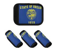 2 Pcs Luggage Handle Wraps Flag Of Oregon Cushion Luggage Handle Identifier for Luggage