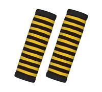 2 Pcs Luggage Handle Wraps for Suitcase - Bee Stripe Suitcase Tags Identifiers for Suitcases, Luggage Handle Covers, Travel Essentials for Flying Luggage Accessories