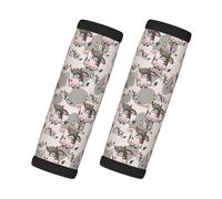 2 Pcs Luggage Handle Wraps for Suitcase - Funny Cute Cartoon Milk Cow_A Suitcase Tags Identifiers for Suitcases, Luggage Handle Covers, Travel Essentials for Flying Luggage Accessories
