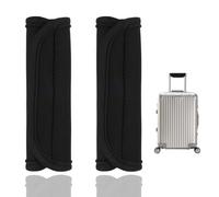 2 Pcs Luggage Handle Wraps, Luggage Handle Wrap & Coversluggage, Soft Neoprene Comfort Covers for Suitcase, Universal Size, Durable and Washable Travel Accessories in Classic Black