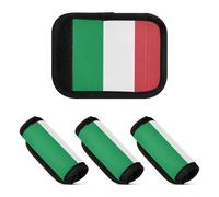 2 Pcs Luggage Handle Wraps National Flag Of Italy Multi-purpose Luggage Tags for Suitcases
