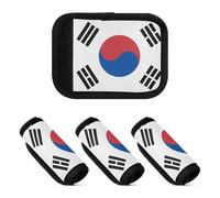 2 Pcs Luggage Handle Wraps National Flag Of The Democratic People's Republic Of Korea Multi-purpose Luggage Tags for Suitcases