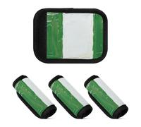 2 Pcs Luggage Handle Wraps Nigeria Flag Nigerian National Green Comfort Suitcase Luggage Handle Covers Wraps for Bag Backpack Luggage, Nigeria Flag Nigerian National green, one sizex2
