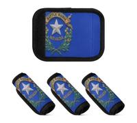 2 Pcs Luggage Handle Wraps Oil Painting Flag Nevada Unique Suitcase Handle Accessory for Travel Bag Luggage Suitcase, Oil painting Flag Nevada, one sizex4
