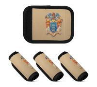 2 Pcs Luggage Handle Wraps Oil Painting Flag New Jersey Comfortable Wraps Luggage Tags for Grocery Shopping Bag