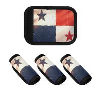 2 Pcs Luggage Handle Wraps Oil Painting Flag Panama Soft Comfy Luggage Handle Covers for Airport Travel Bag, Oil painting Flag Panama, one sizex4