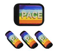 2 Pcs Luggage Handle Wraps Pace Flag Anti-Slip Travel Bag Handle Covers for Luggage, PACE flag, one sizex4