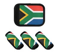 2 Pcs Luggage Handle Wraps South Africa Flag South African National (2) Cushion Suitcase Handle Cover for Suitcase, South Africa Flag South African National (2), one sizex4