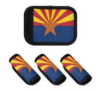 2 Pcs Luggage Handle Wraps Unique Suitcase Handle Grip for Travel Case, Arizona State Flag, one sizex4