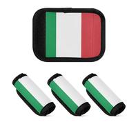 2 Pcs Luggage Handle Wraps Vector Flag Italy Accurate Dimensions Official Wide Baggage Identifier for Luggage Handle Protection