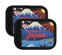 2 Pcs Luggage Handle Wraps Welcome To Japan Scenery Culture Comfort Backpack Pads accesorio para