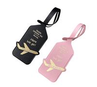 2 PCS Luggage Tags, PVC Suitcase Tags,Travel Tags for Luggage,Suitcase ID Tag Set, Cruise Luggage Tag Holder Privacy Protection Cover for Married Men Women Couples Wedding Travel Gift