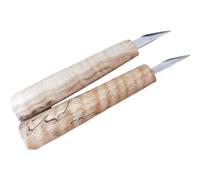 2 Pcs Luthier Cutter Tools for String Instruments, Sharp Violin Making Cutter Set, Double Size Precision Cutting Blades for Violin Repair, Carving, Setup, Luthier Making and Maintenance Work