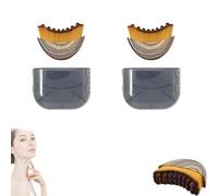 2 PCS Lymphatic Contour Face Brush, Lymphlift Brush for Facial Massage, Lymphatic Drainage Massager for Face, Chin & Jawline Sculpting, Portable Facial Tool for Sensitive Skin, Daily Use & Travel