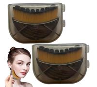 2 PCS Lymphatic Drainage Massager for Face,Lymphatic Contour Face Brush for Jawline/Chin,Gentle Ergonomic Dry Brushing for Puffiness Relief,Fit Skin Precisely Relieve Fatigue,Daily Use