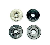 2 PCS M10 Thread Angle Grinder Inner Flange Nut Kit Tool Metal Replacement for 14mm Spindle Power Tools(B)
