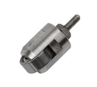 2 Pcs M2.5 Stainless Steel Dial Indicator Contacts, 10mm Roller Measuring Tips for Depth Gauge and Indicator Measurement, 22.5mm Length