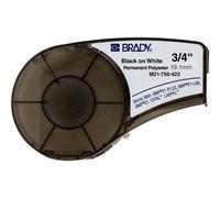 2 pcs : M21-750-423 - LABEL 0.75' W X 21' L WHITE