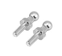 2 Pcs M6 Stainless Steel Ball Stud Bolts - Premium 10mm Ball Struts for Gas Strut Applications, Perfect for Car Repair & Auto Maintenance Tools. High Durability & Reliability for Any Project.