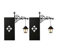 2 Pcs Magic Library Lantern Miniature Shelf Light for Bookshelf & Decor