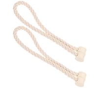 2 Pcs Magnetic Curtain Tiebacks Cotton Rope Decorative Holdbacks