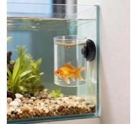 2 Pcs Magnetic Fish Feeder, Auto-Leveling Feeding Ring for Aquarium, Versatile Fish Tank Aquarium Accessories for Pellet, Flake, Frozen Food, Reduce Waste & Maintain Water