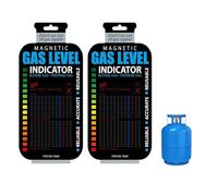 2 Pcs Magnetic Gas Bottle Level Indicator Gas Level Indicator for Gas Bottles Magnetic Gauge Bottle Magnetic Gas Cylinder Tool Reusable Magnetic Gas Level Indicator for Butane Propane LPG Fuel Tanks