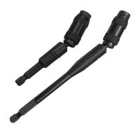 2 Pcs Magnetic Pivot Drill Bit Holder, 1/4" Hex Quick Release Flexible Drill Bit Extension, Pivoting Screwdriver Bit Holder for Narrow Spaces, Durable Magnetic Drill Bit Holders for Power Tools