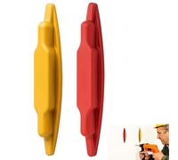 2 Pcs Magnetic Stud Finder Magnetic Stud Finder, Magnetic Stud Finder for Drywall and Wood, Quick Accurate Screw Positioning Detector, No Batteries Required, Red and Yellow