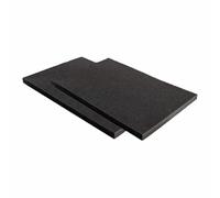 2 PCS Magnetic Window Air Conditioner Drip Cushion, Noise Reduction Foam Mat to Stop Rain Drip Sound, Breathable AC Top Cover Guard against Dust Leaves, Universal Outdoor Unit Protection