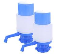 2 Pcs Manual Water Pump for 5 Gallon Jug, Portable Water Jug Pump, Hand Pressure Press Dispenser Bottle with an Extra Short Tube and Cap