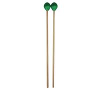 2 Pcs Marine Bamallet Percussion Instrument Accessories 1 Pair Wooden Handle Beginner Training Wool Ball Drumsticks