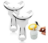 2 PCS Mason Jar Opener No Lid Dents or Damage,Multi-Purpose for Bottle Opener and Various Lids Canning Jar Opener,Easy Twis-t Manual Handheld Top Remover Bottle Opener Made For Lifetime
